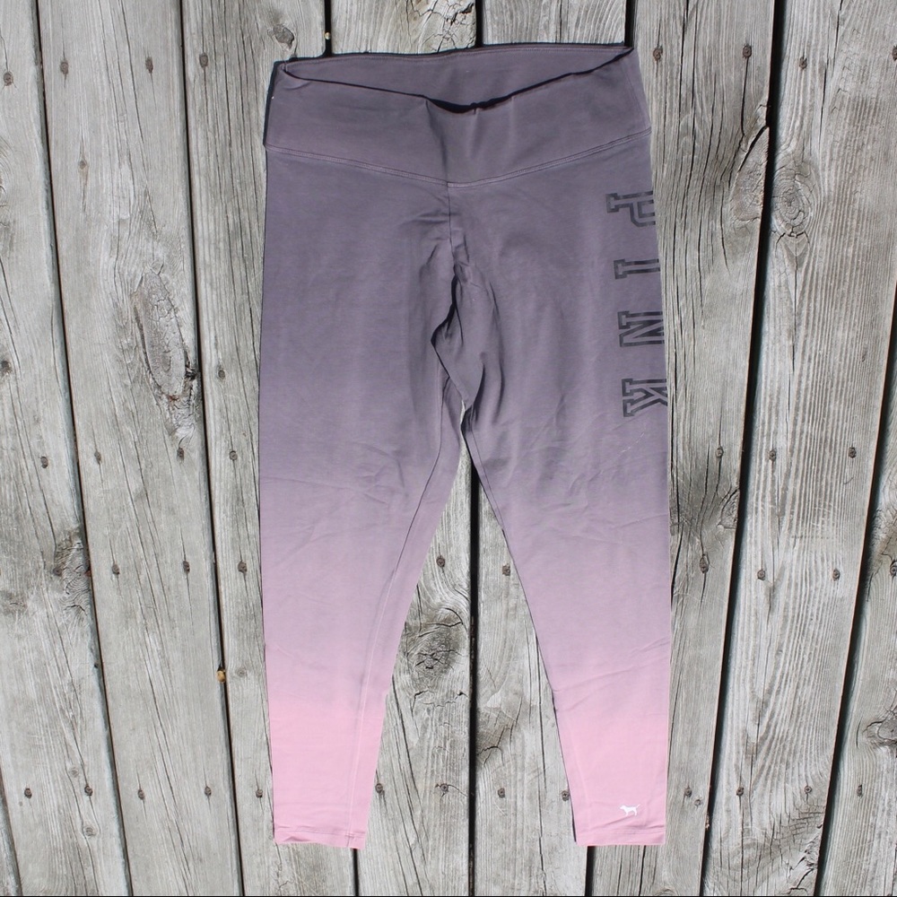 Victoria’s Secret PINK Medium Grey Pink Leggings